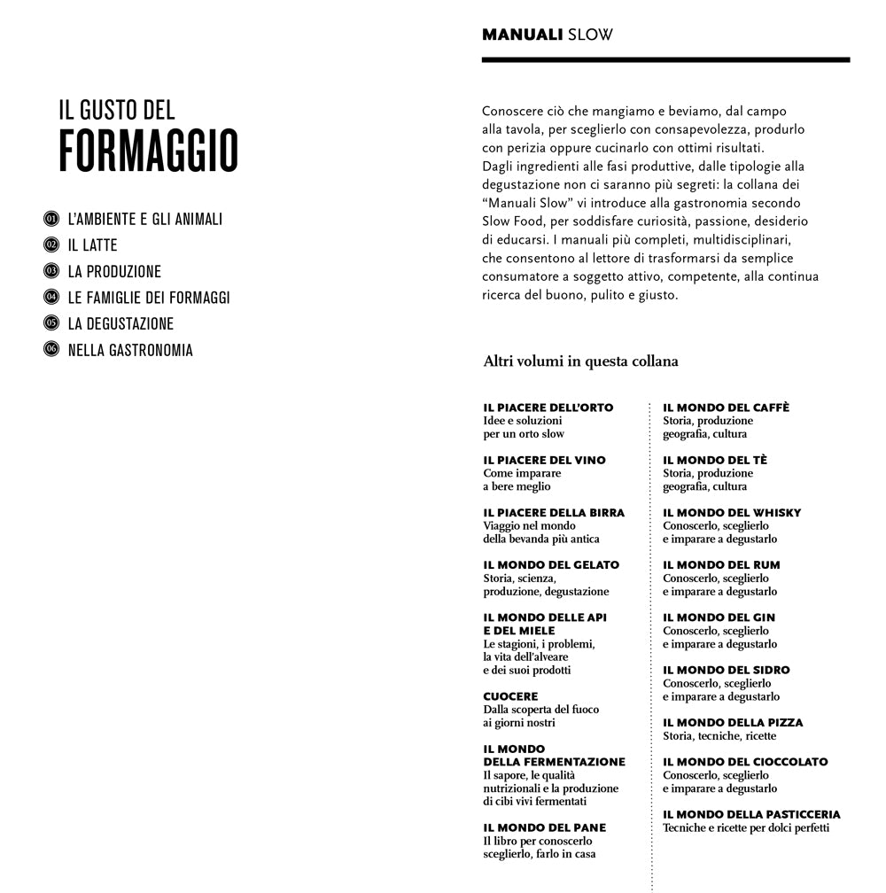 IL GUSTO DEL FORMAGGIO. CONOSCERE LE FORME DEL LATTE