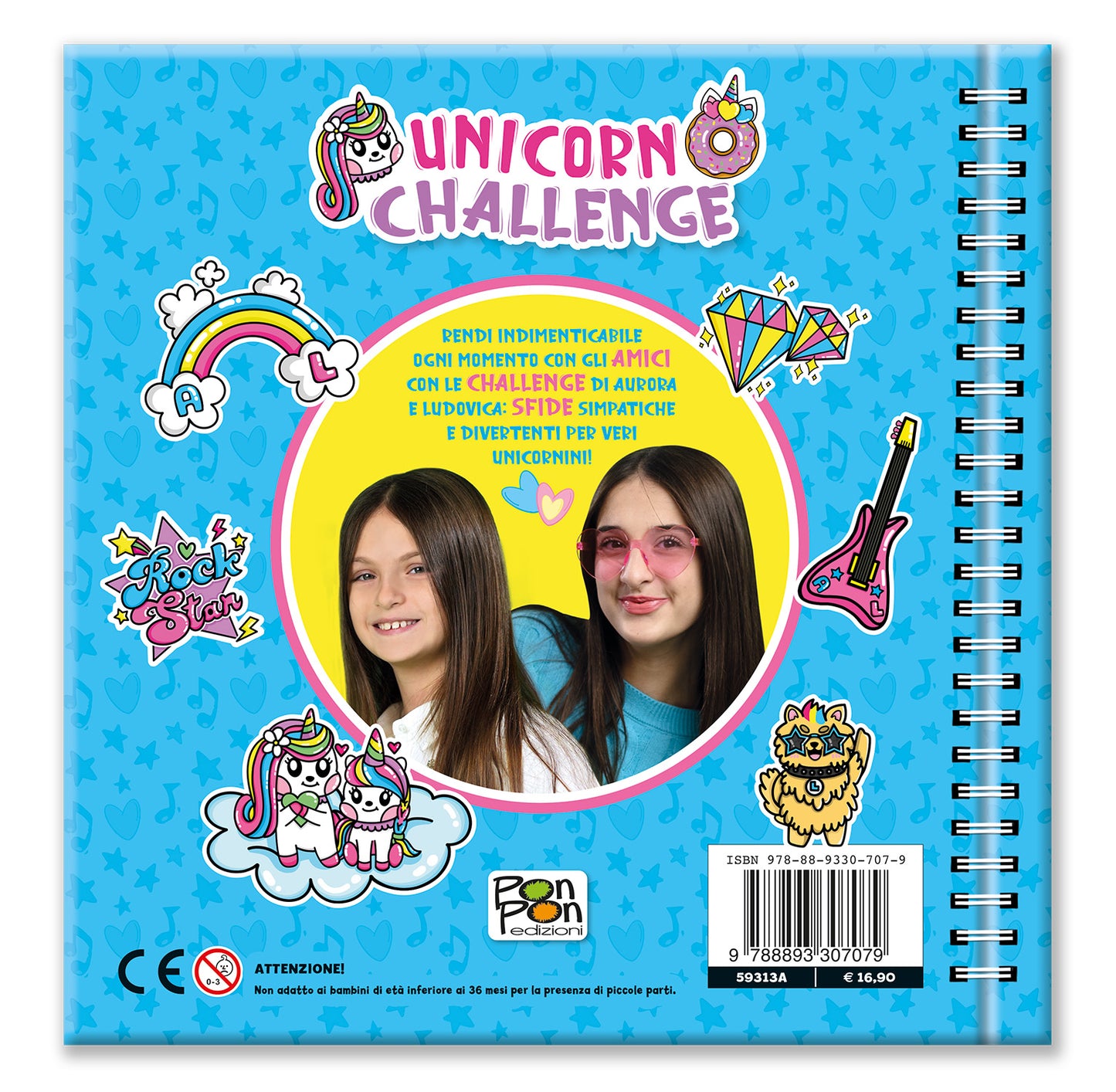 Aurora e Ludovica. Libro Spinner. Unicorn Challenge