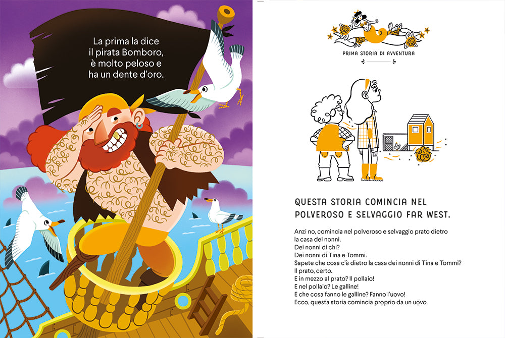 Tre storie di avventura raccontate dai pirati