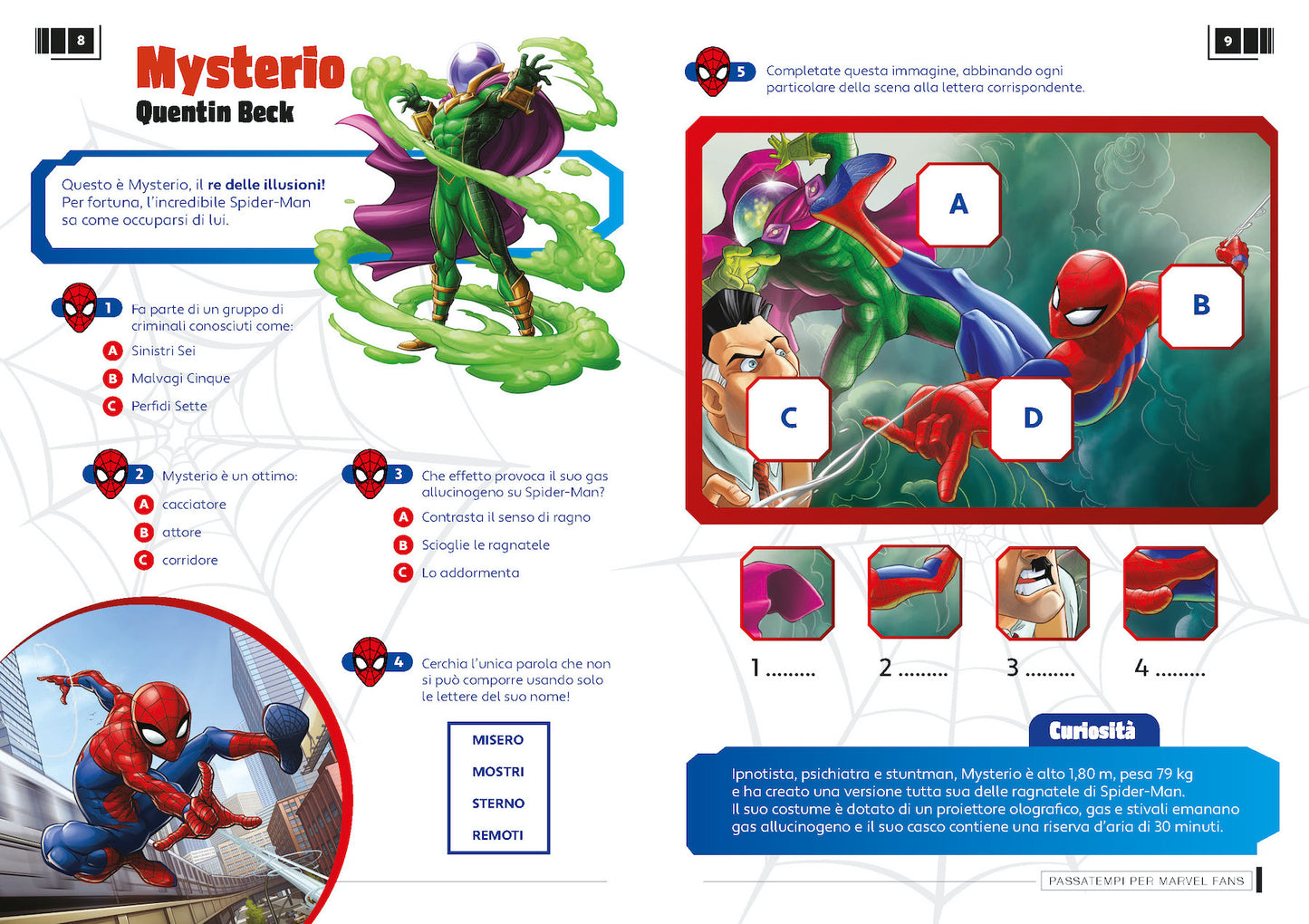 Marvel Passatempi per Super Fan - Per cervelli di tutte le età. Quiz, giochi, cruciverba, curiosità