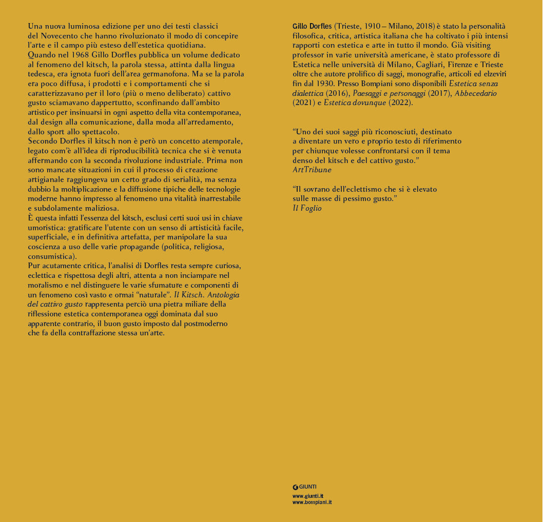 Il Kitsch. Antologia del cattivo gusto