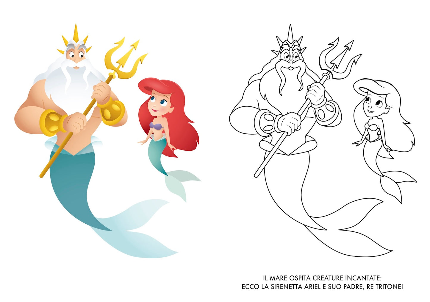 Creature fantastiche Disney Primo album da colorare