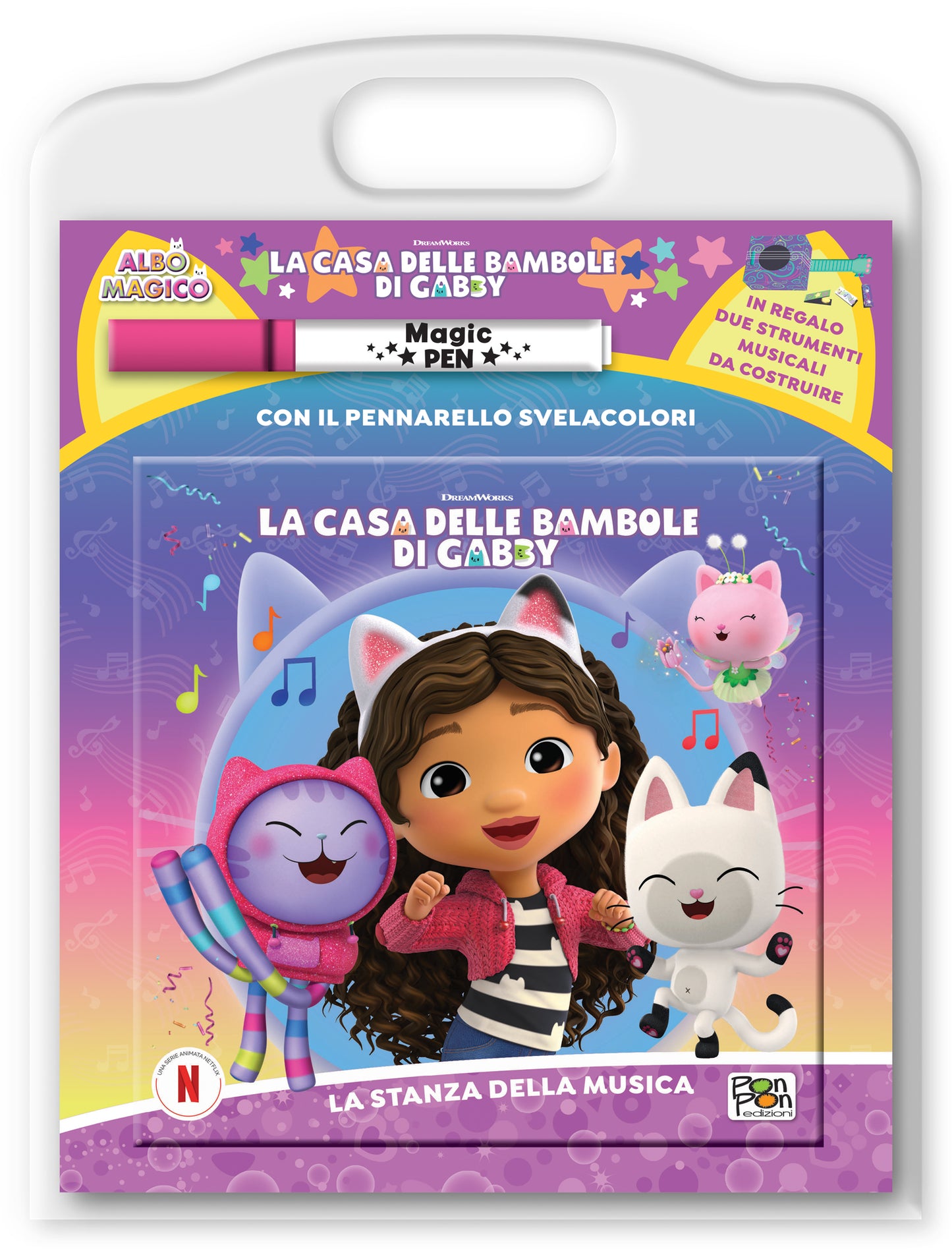 La Casa delle Bambole di Gabby. Albo magico. La stanza della musica