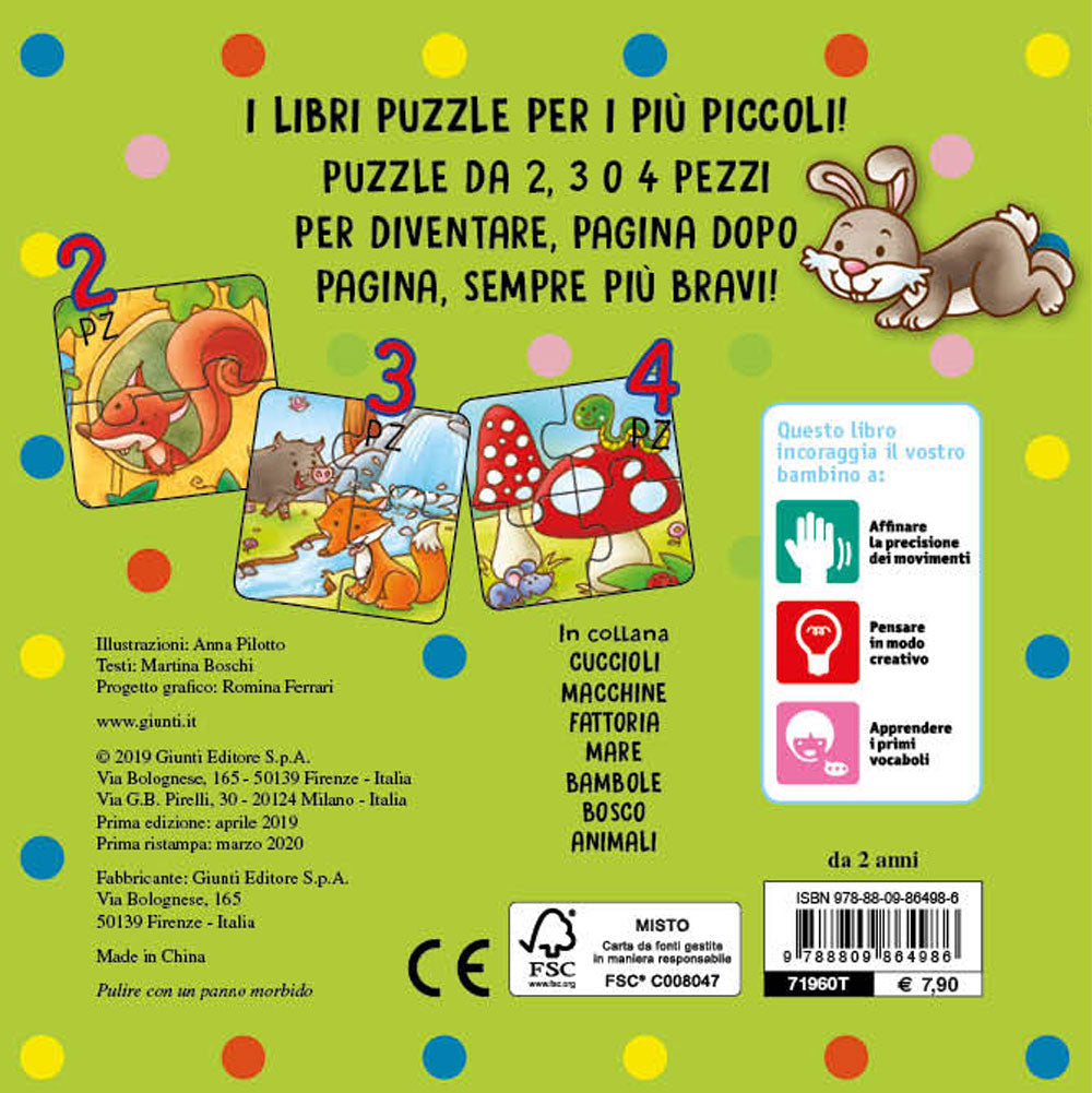 Bosco. 5 puzzle facili facili
