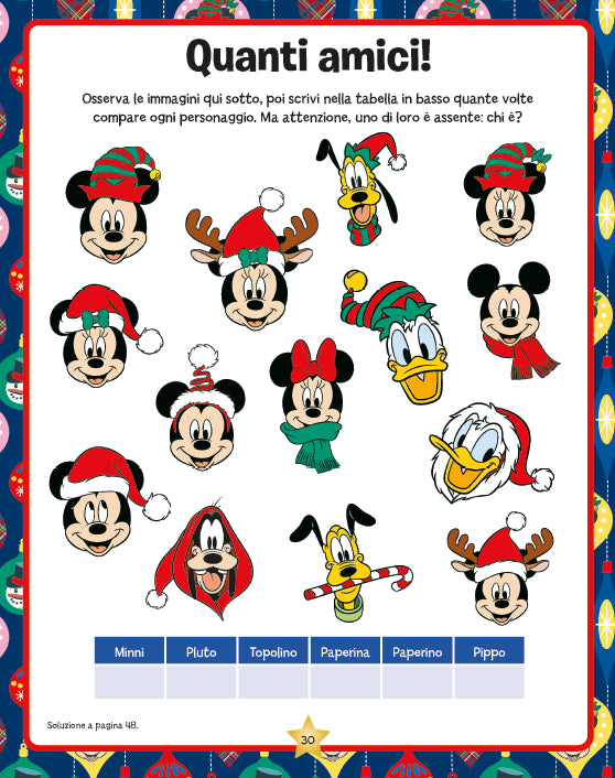1000 Sticker Natale Disney. Tanti giochi e attività