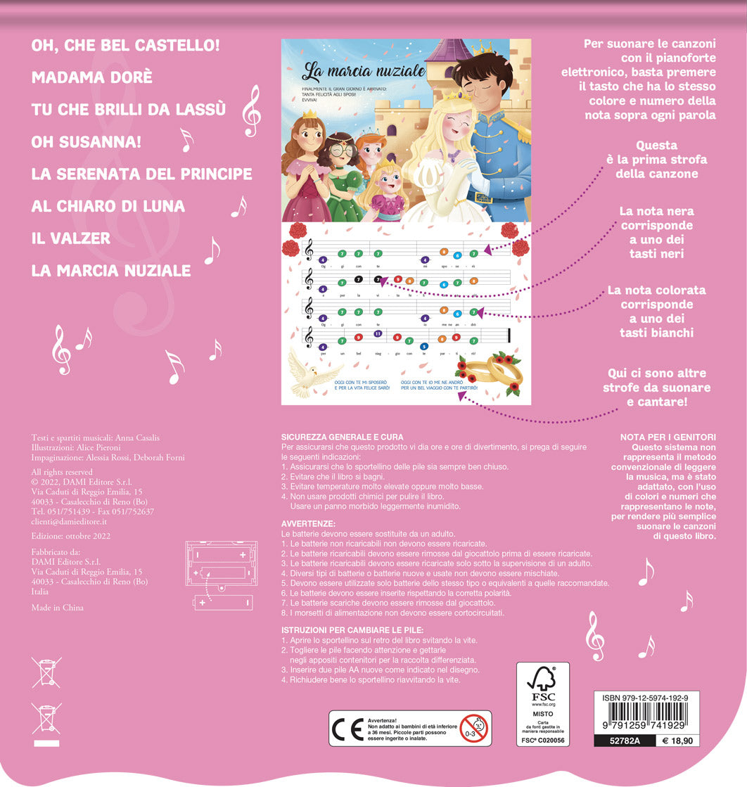 Il libro pianoforte delle Principesse