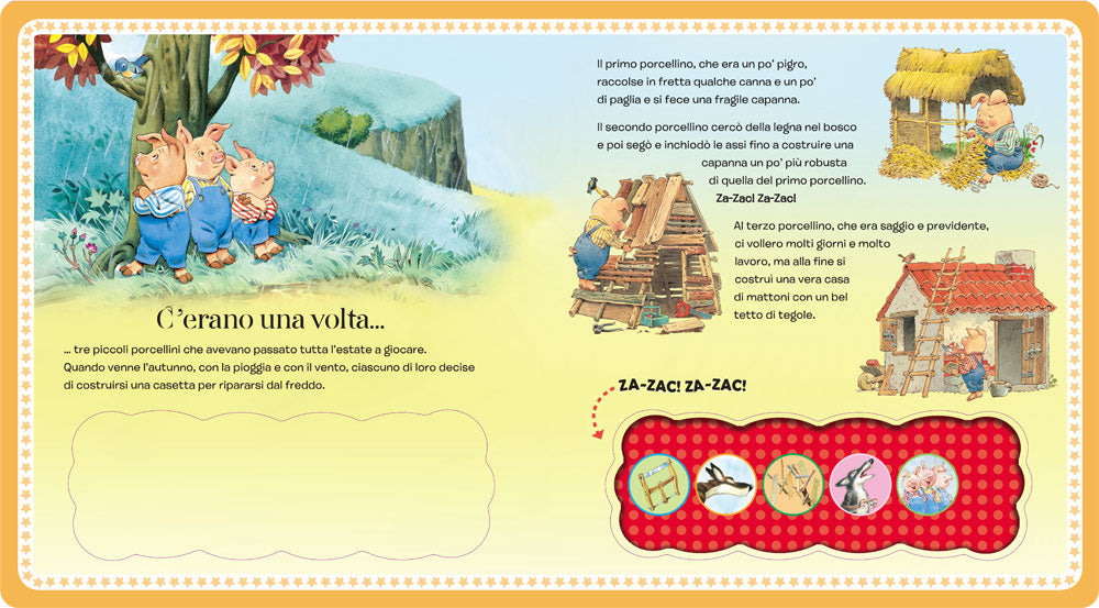 Tre porcellini . Fiabe premi e ascolta