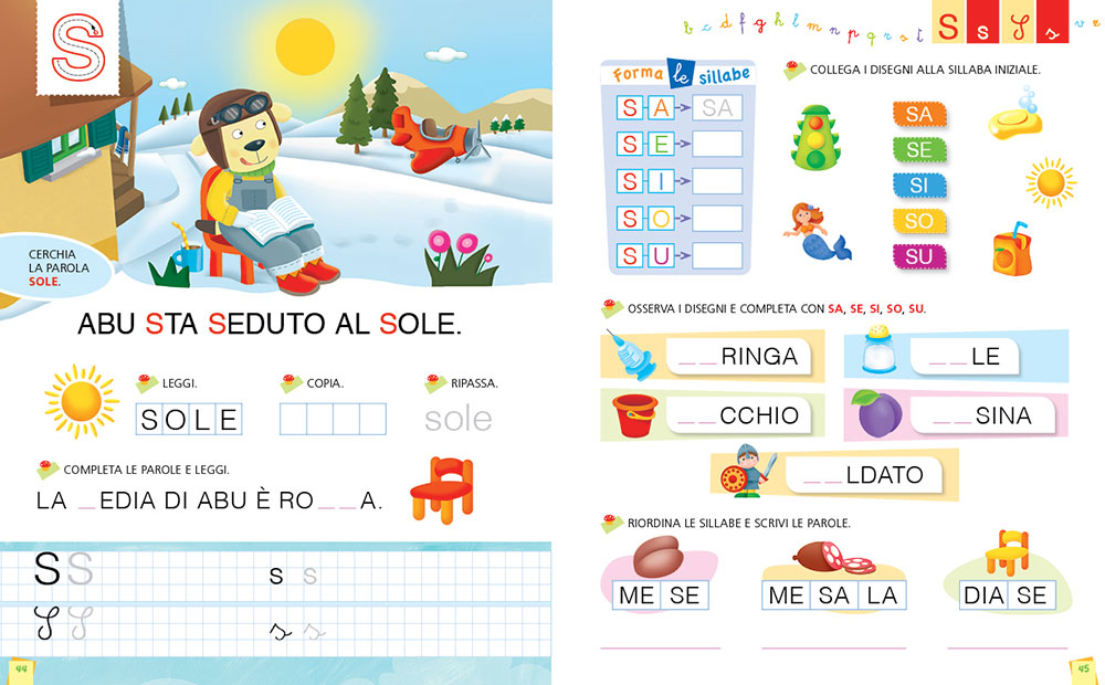 Imparo a leggere e a scrivere