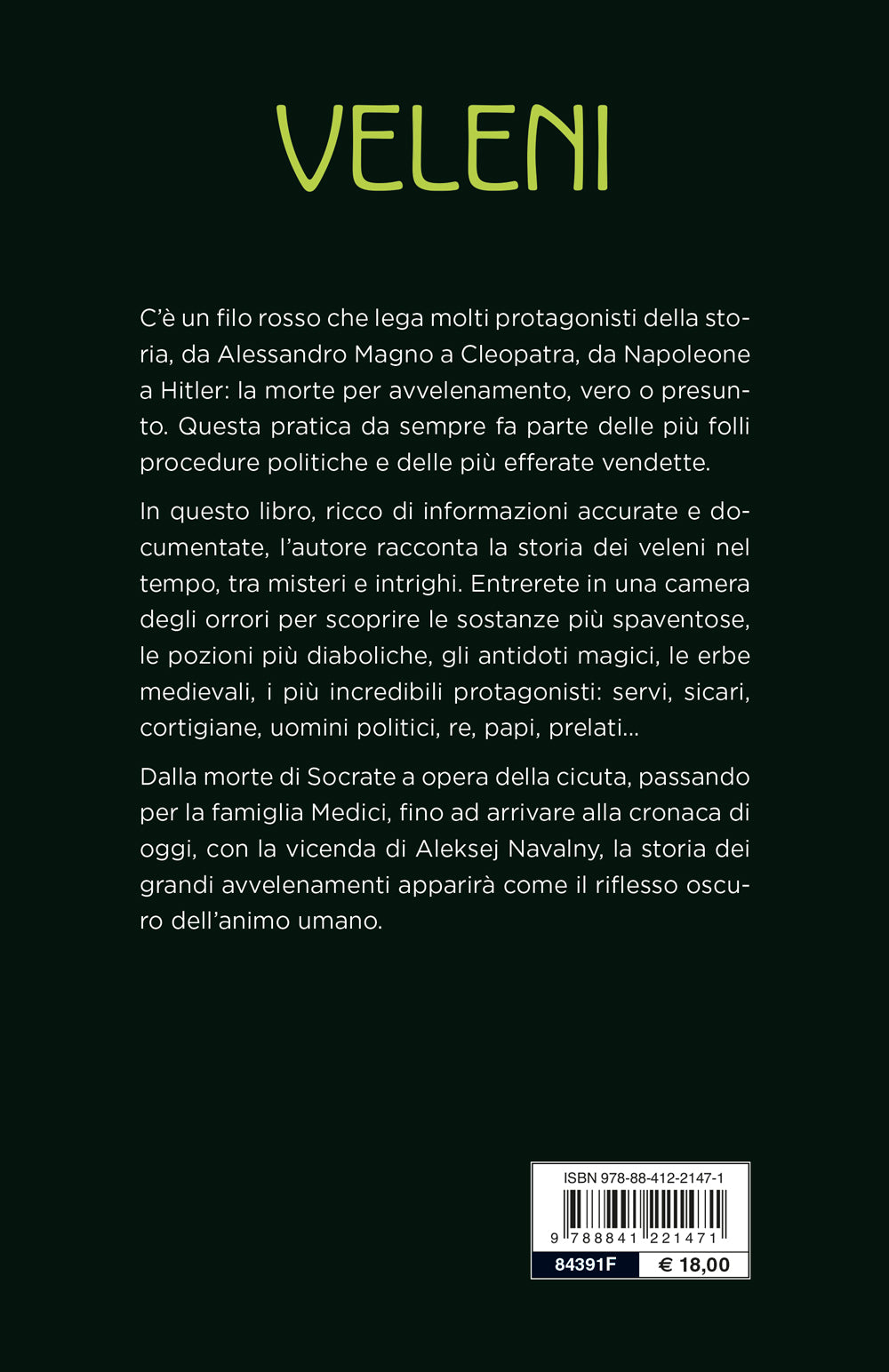 Veleni. Tutti i segreti dall'antichità a oggi