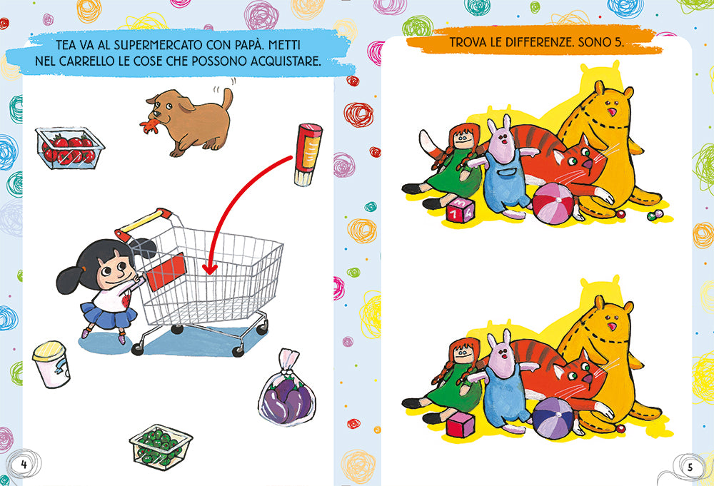 Tea. Colora e gioca nei giorni di pioggia