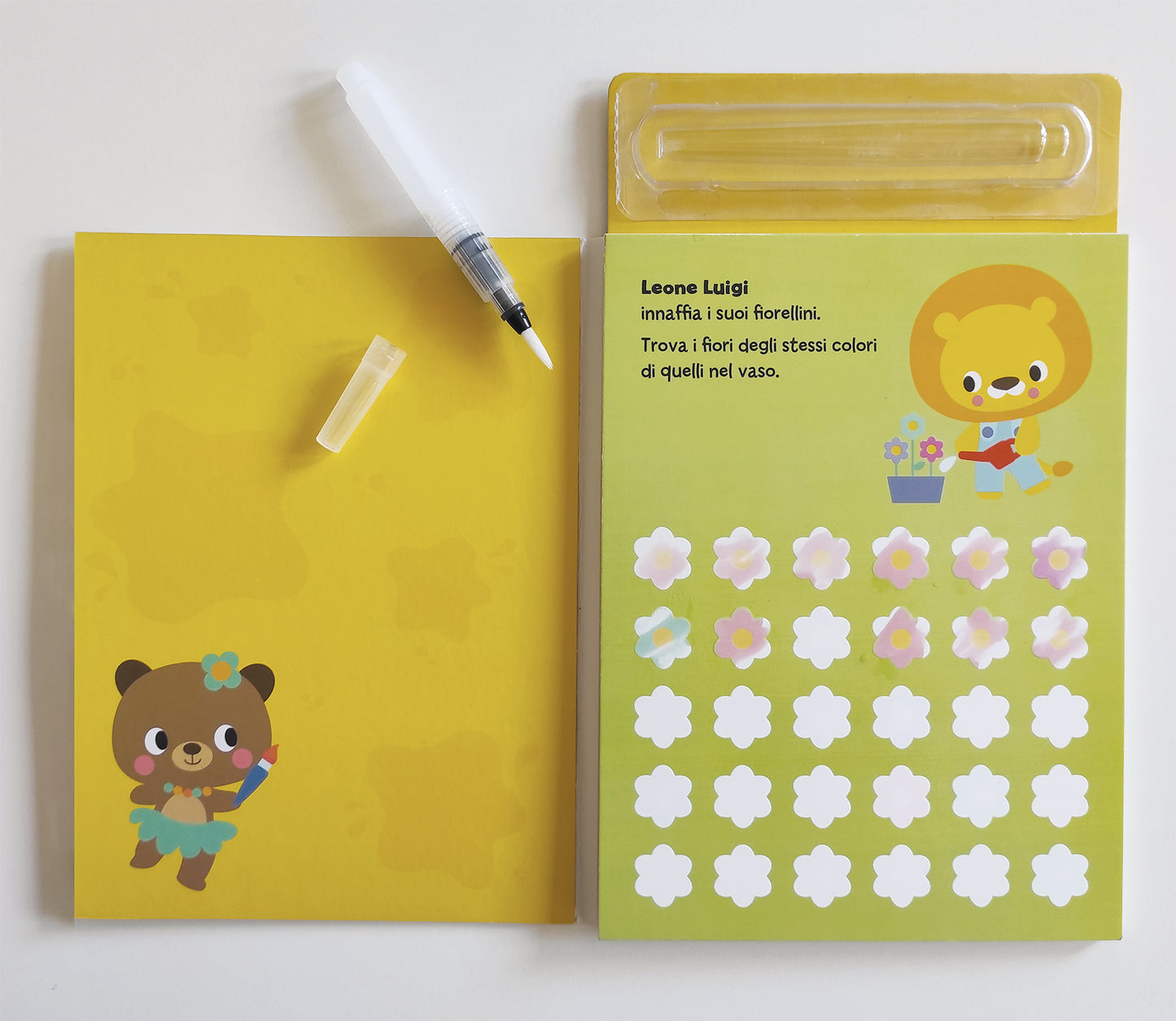 Animali selvaggi. Colora con l'acqua