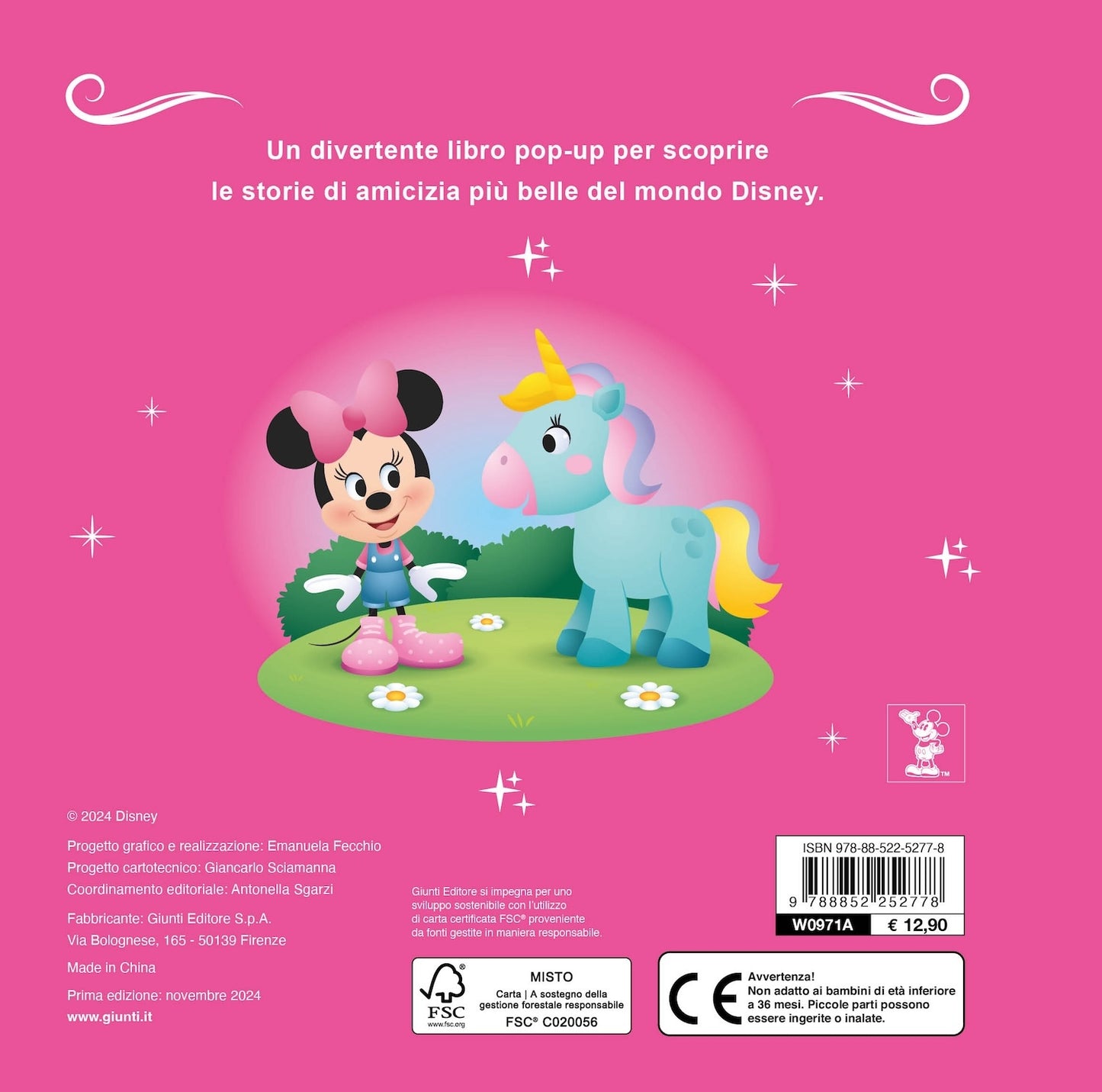 Minni e l'unicorno Il primo libro pop-up