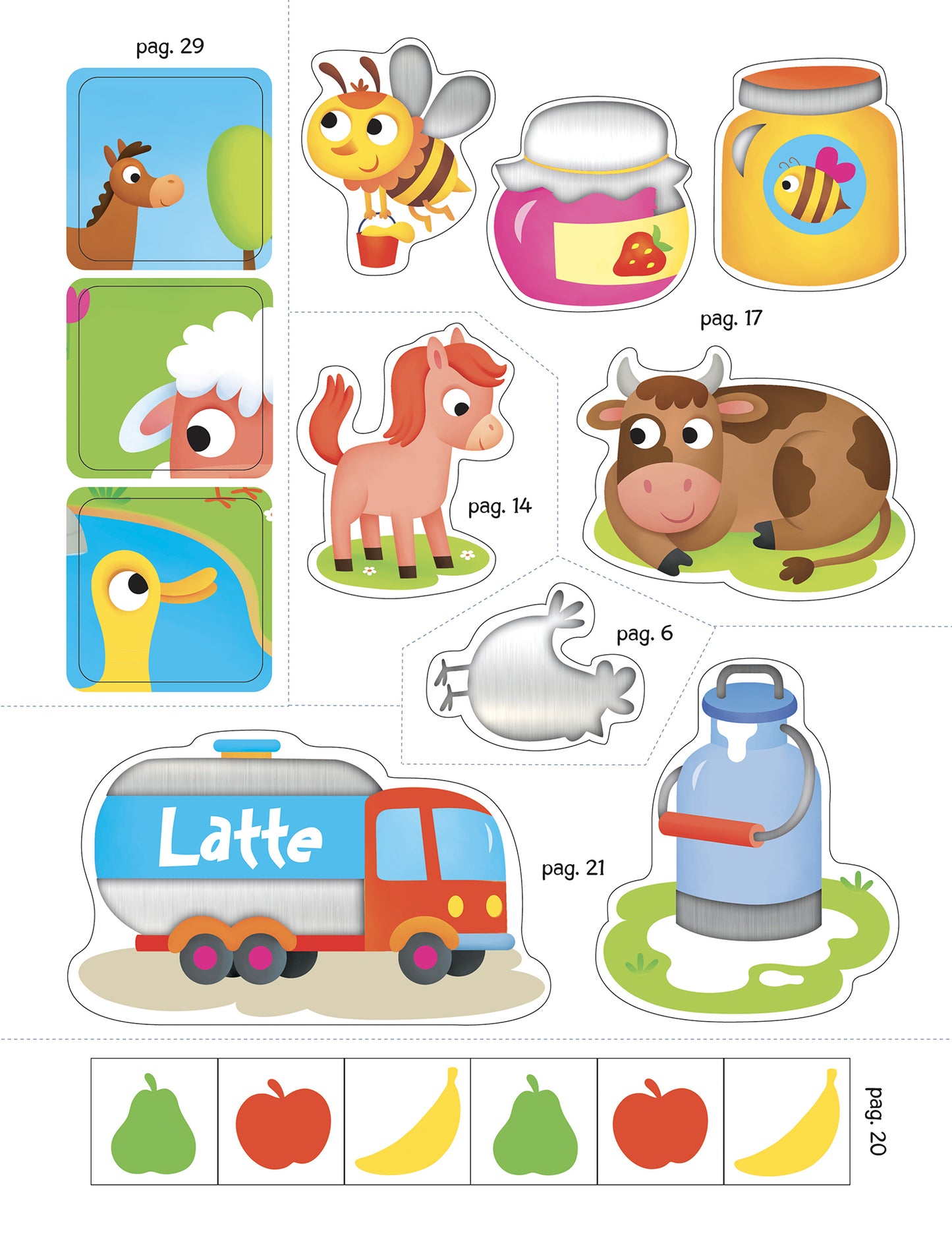 Fattoria. Giochi, attività divertenti e tanti sticker scintillanti