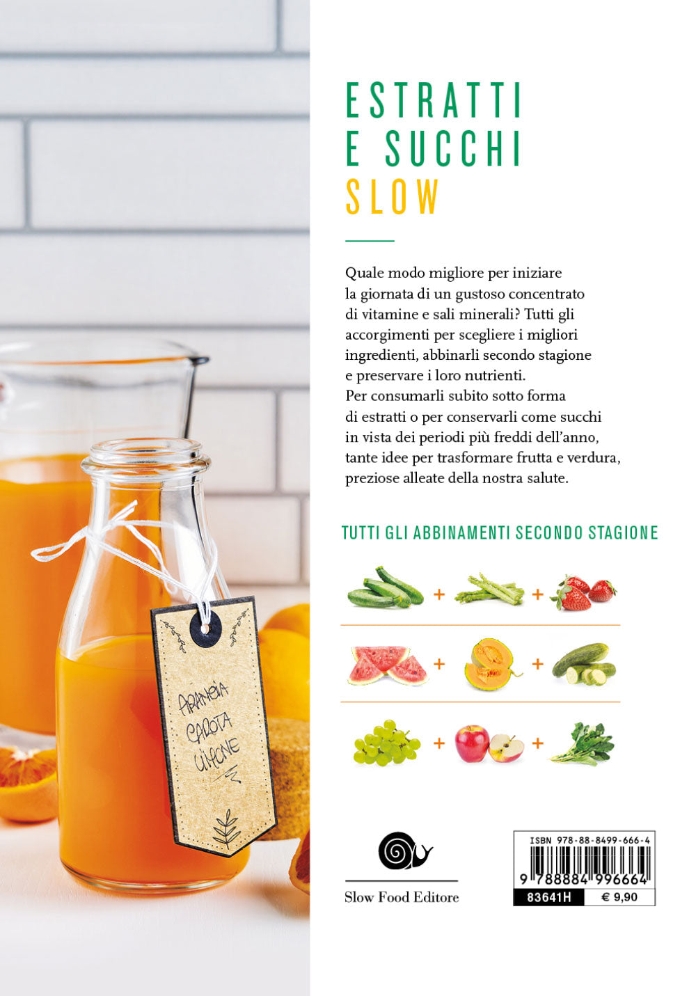 Estratti e succhi slow. Tutti gli abbinamenti secondo stagione