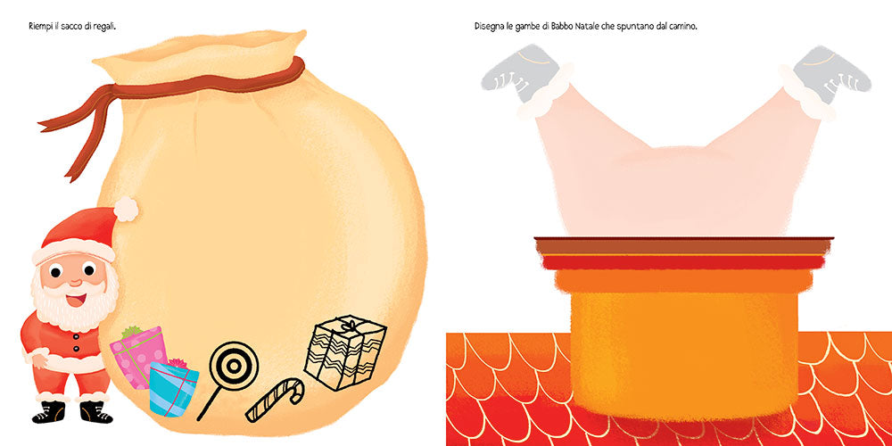 Disegni per Natale da fare e rifare. Con pennarello con inchiostro a base d'acqua