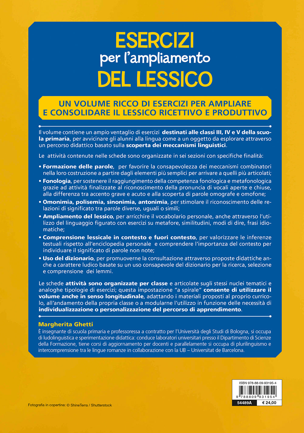 ESERCIZI PER L'AMPLIAMENTO DEL LESSICO