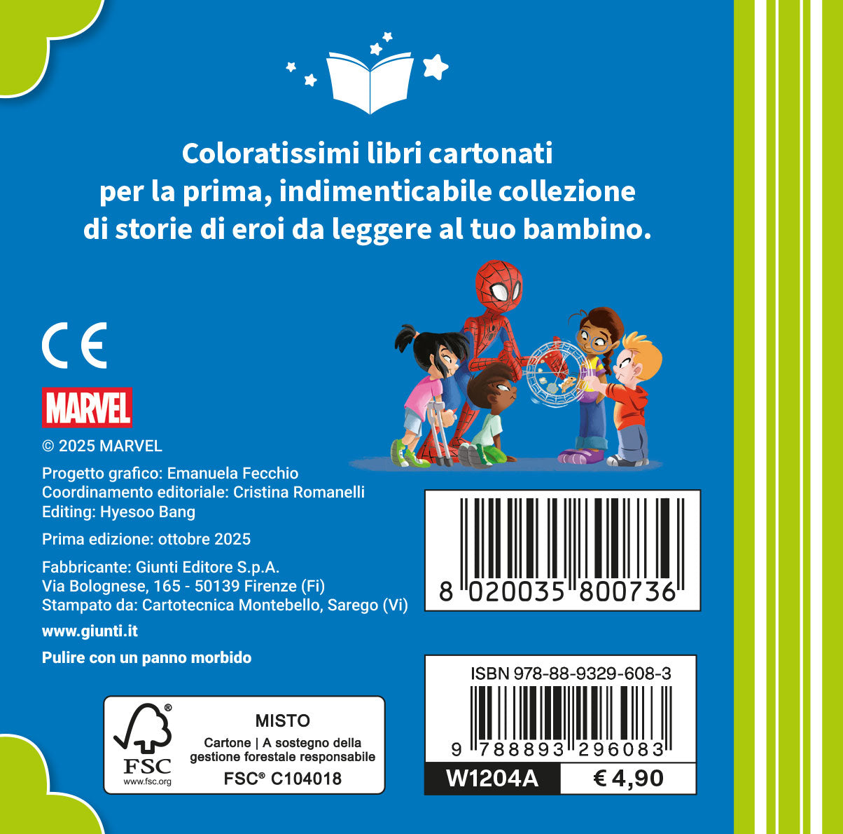 Spider-Man L'animaletto scomparso I Librottini. Marvel Beginnings