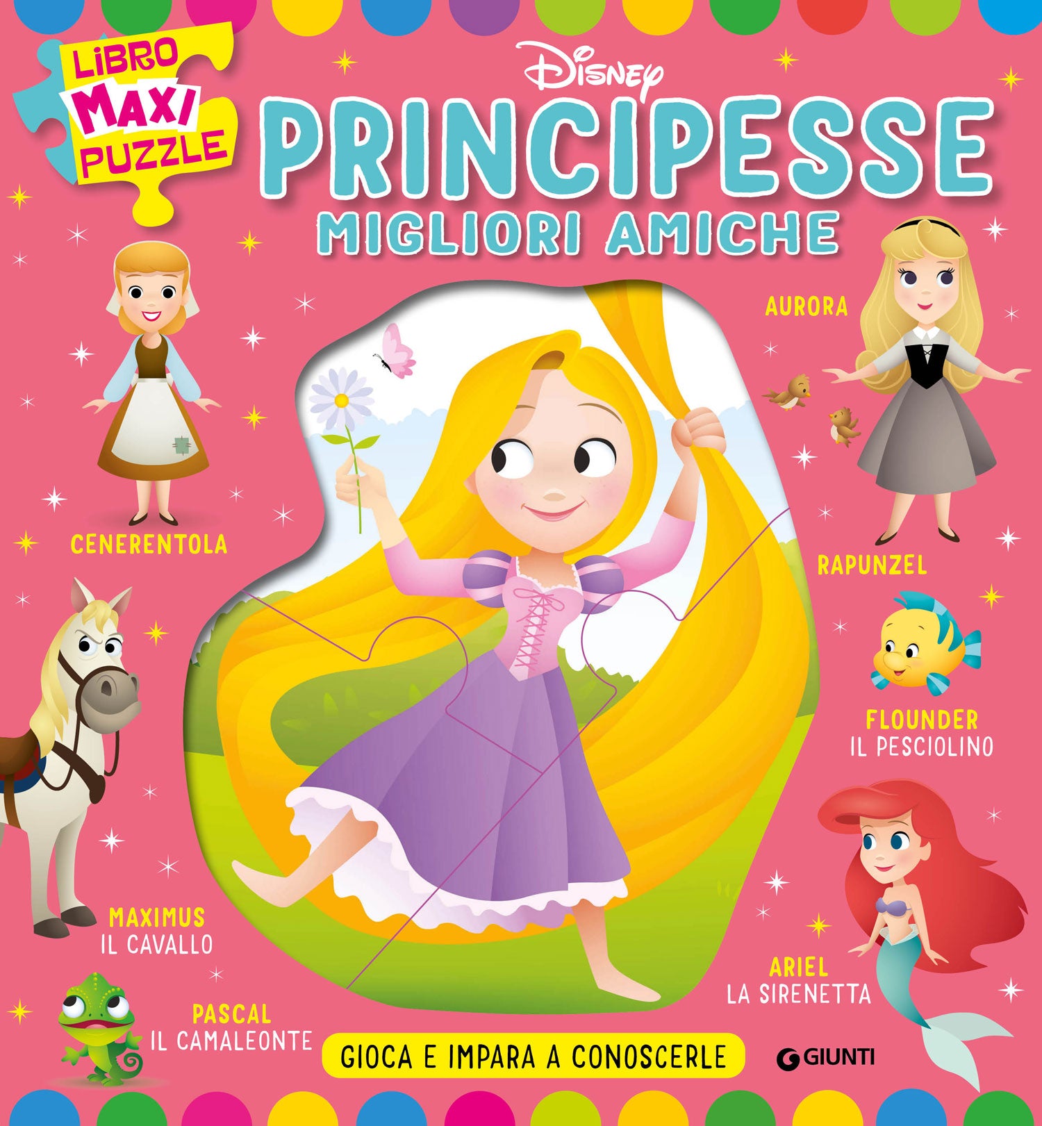 Libro Maxi Puzzle Disney Principesse Migliori amiche. Gioca e impara a conoscerle