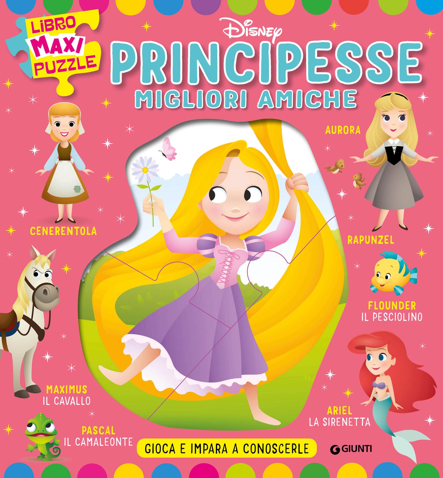 Libro Maxi Puzzle Disney Principesse Migliori amiche. Gioca e impara a conoscerle