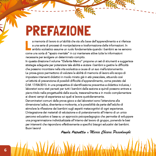 Elefante Memo. Strategie e giochi per il potenziamento delle abilità di memoria nella Scuola dell'Infanzia