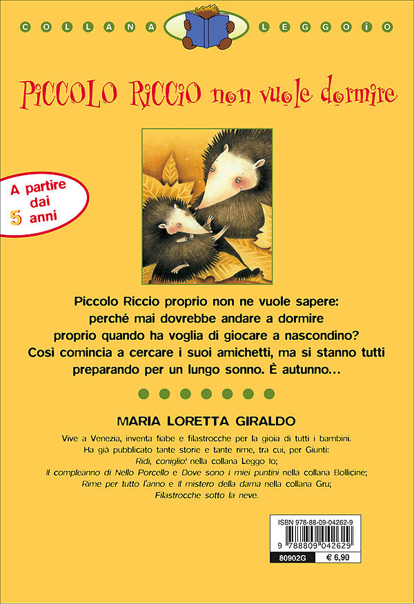 Piccolo Riccio non vuole dormire