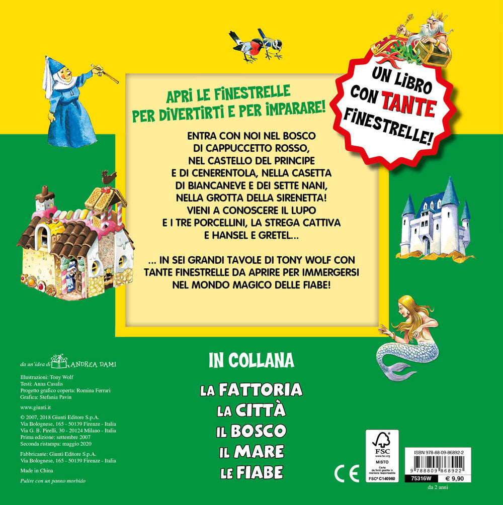 Le Fiabe. Un libro con 50 finestrelle!