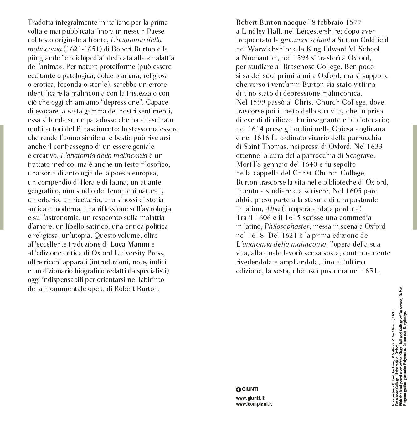 L'anatomia della malinconia