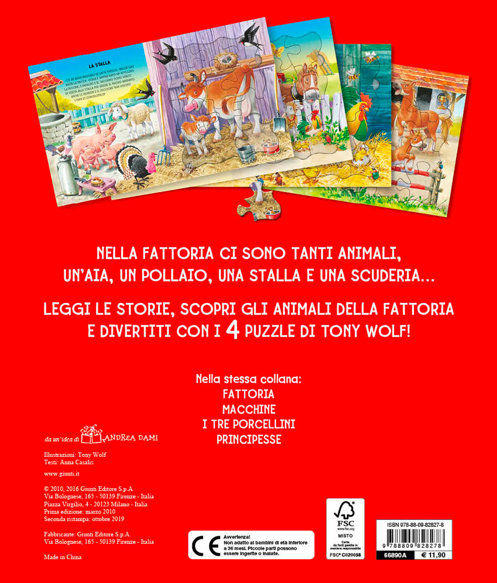 Fattoria. Con 4 puzzle di Tony Wolf