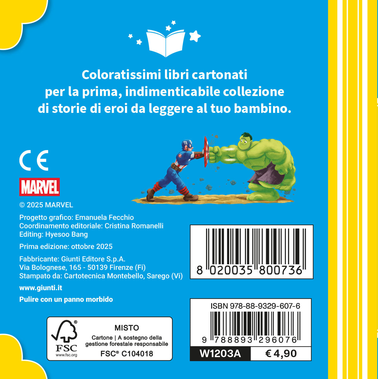 Captain America Dov'è il tuo scudo? I Librottini. Marvel Beginnings