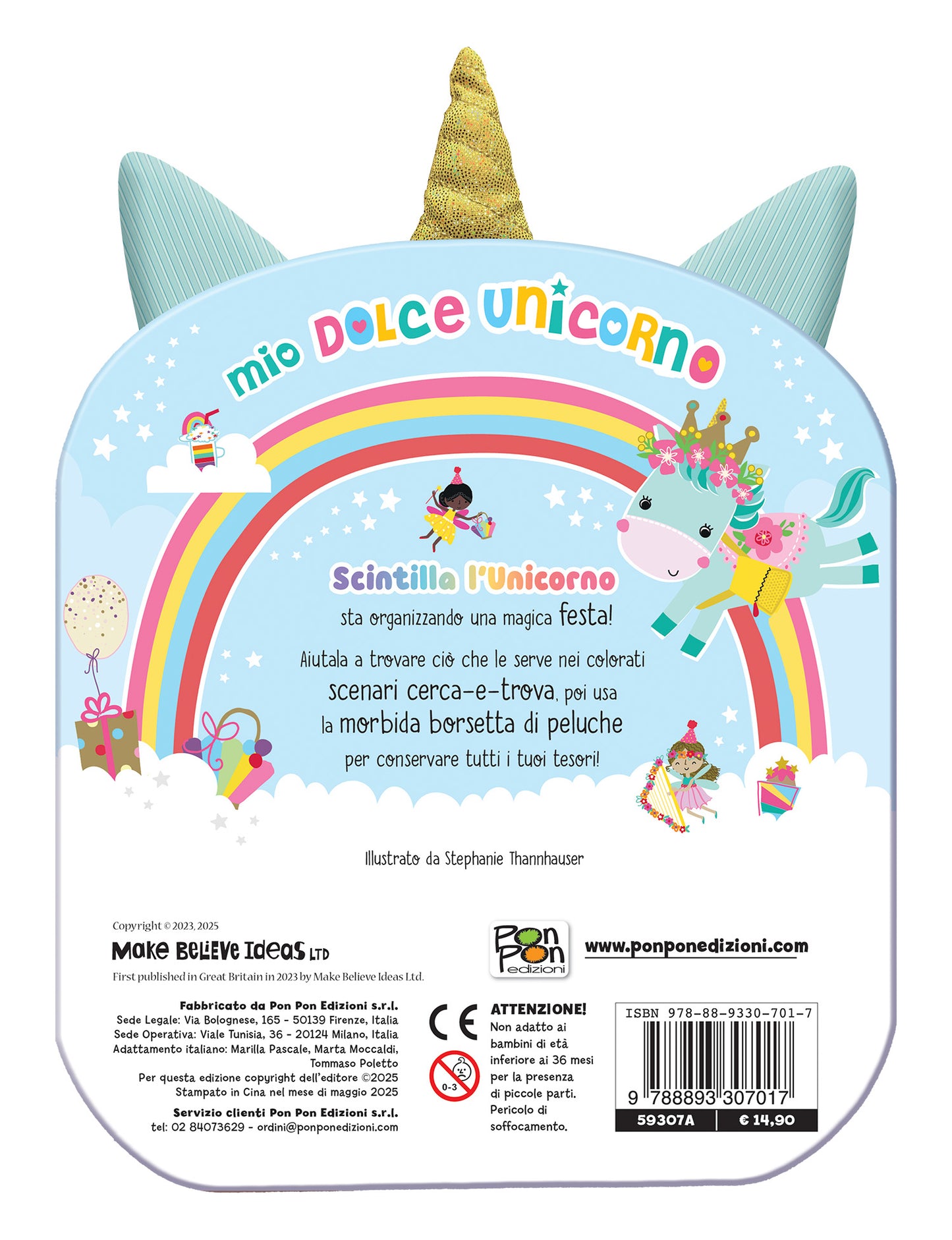 Mio dolce unicorno. Libro borsetta