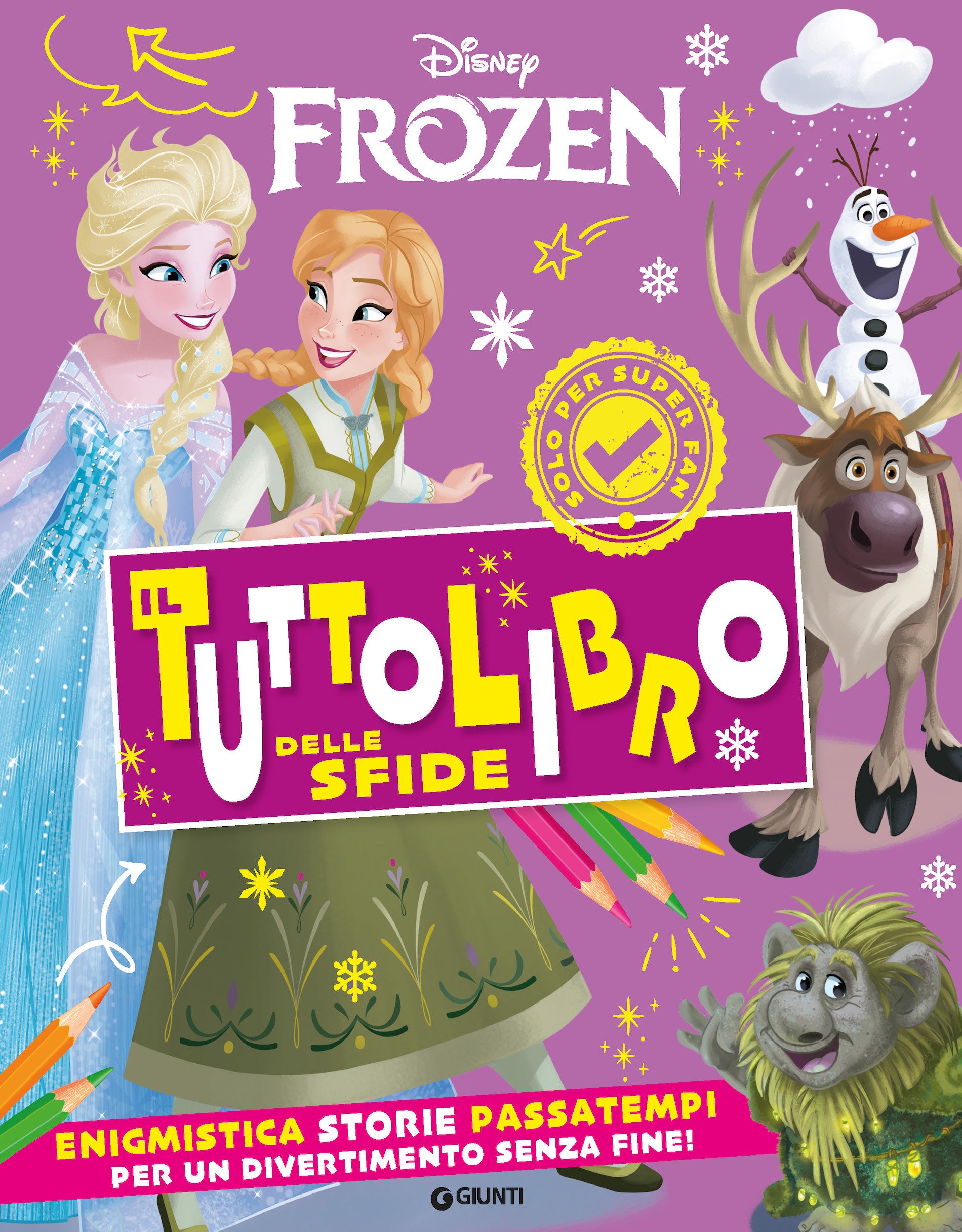 Frozen Il Tuttolibro delle sfide. Enigmistica Storie Passatempi per un divertimento senza fine!