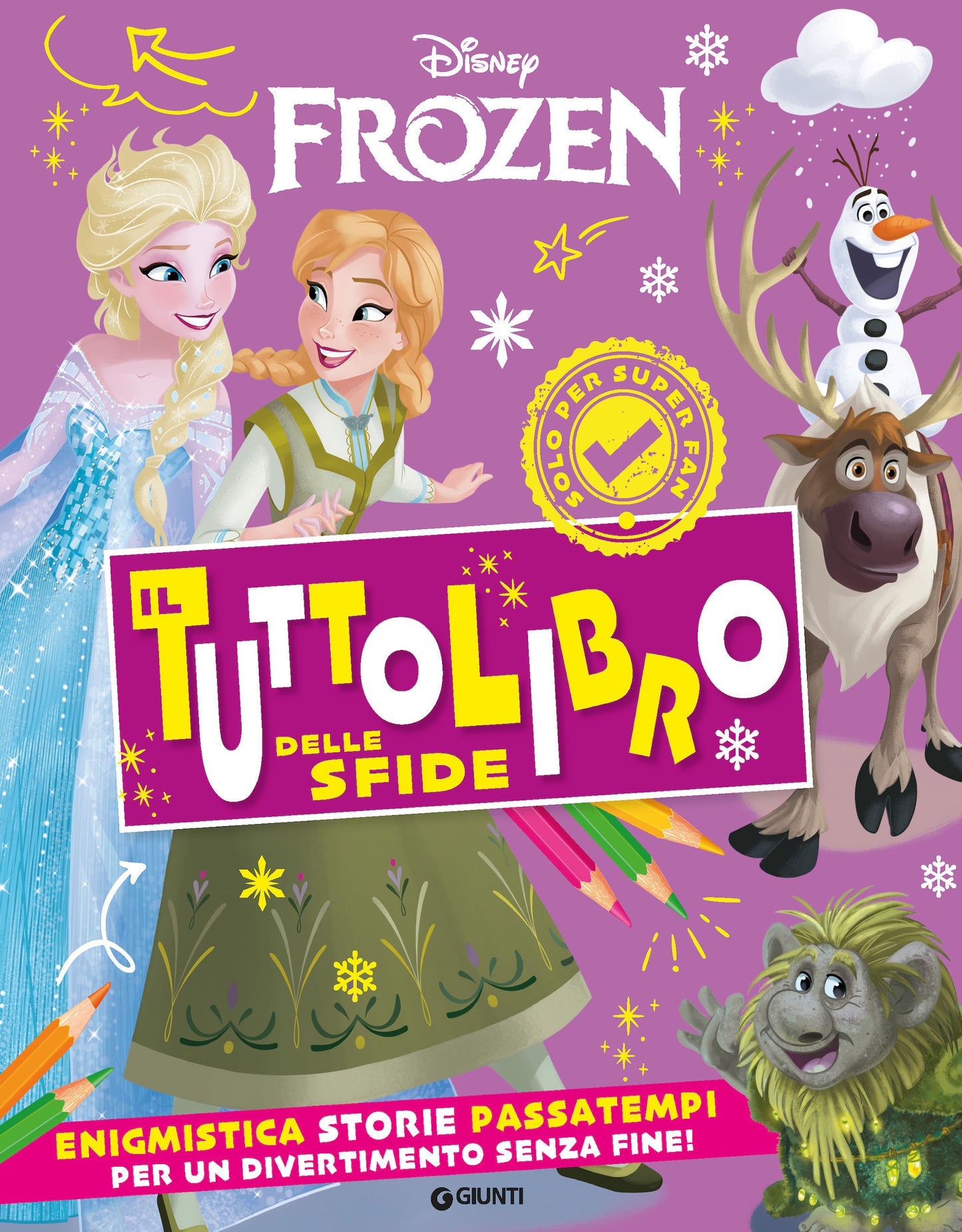 Frozen Il Tuttolibro delle sfide. Enigmistica Storie Passatempi per un divertimento senza fine!