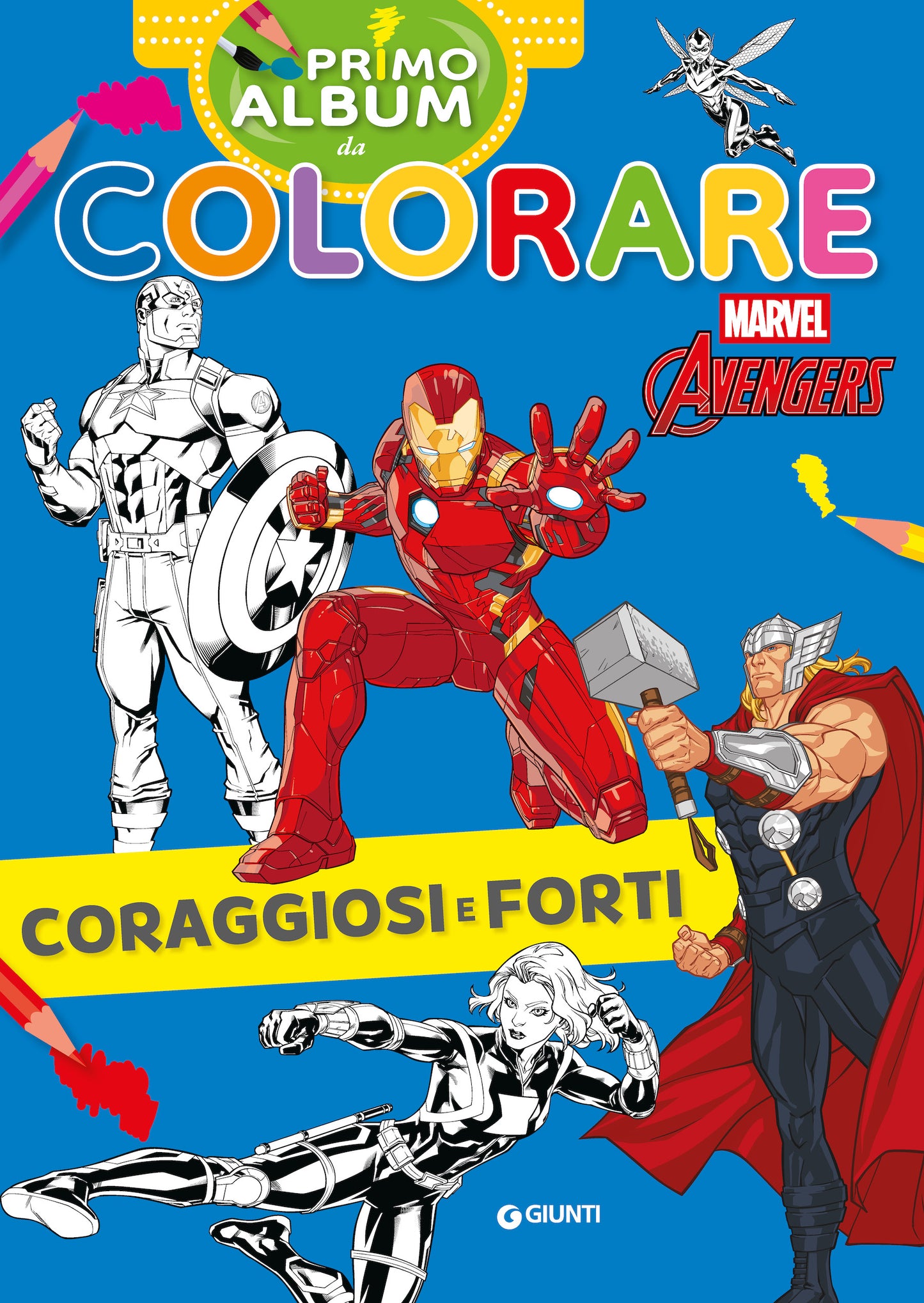 Marvel Avengers Primo album da colorare. Coraggiosi e forti