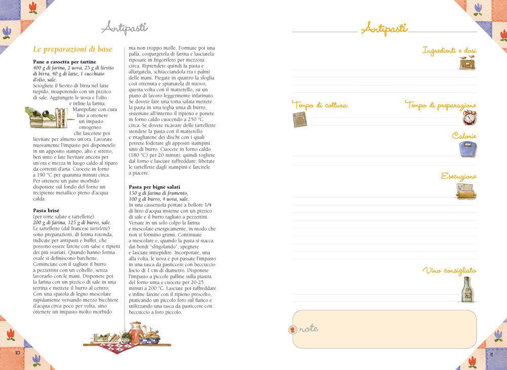 Il ricettario di casa. Per raccogliere i miei piatti migliori