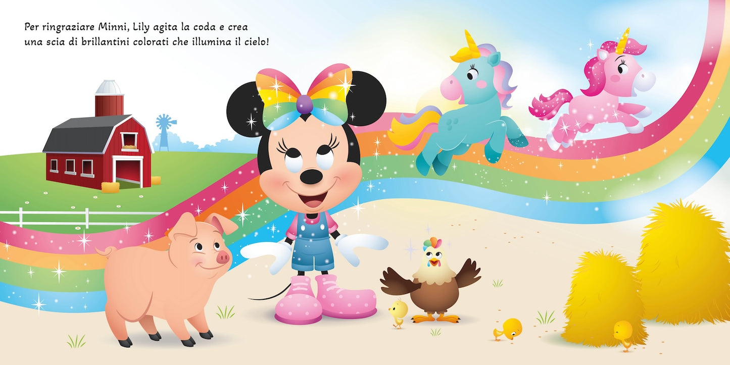 Minni e l'unicorno Il primo libro pop-up
