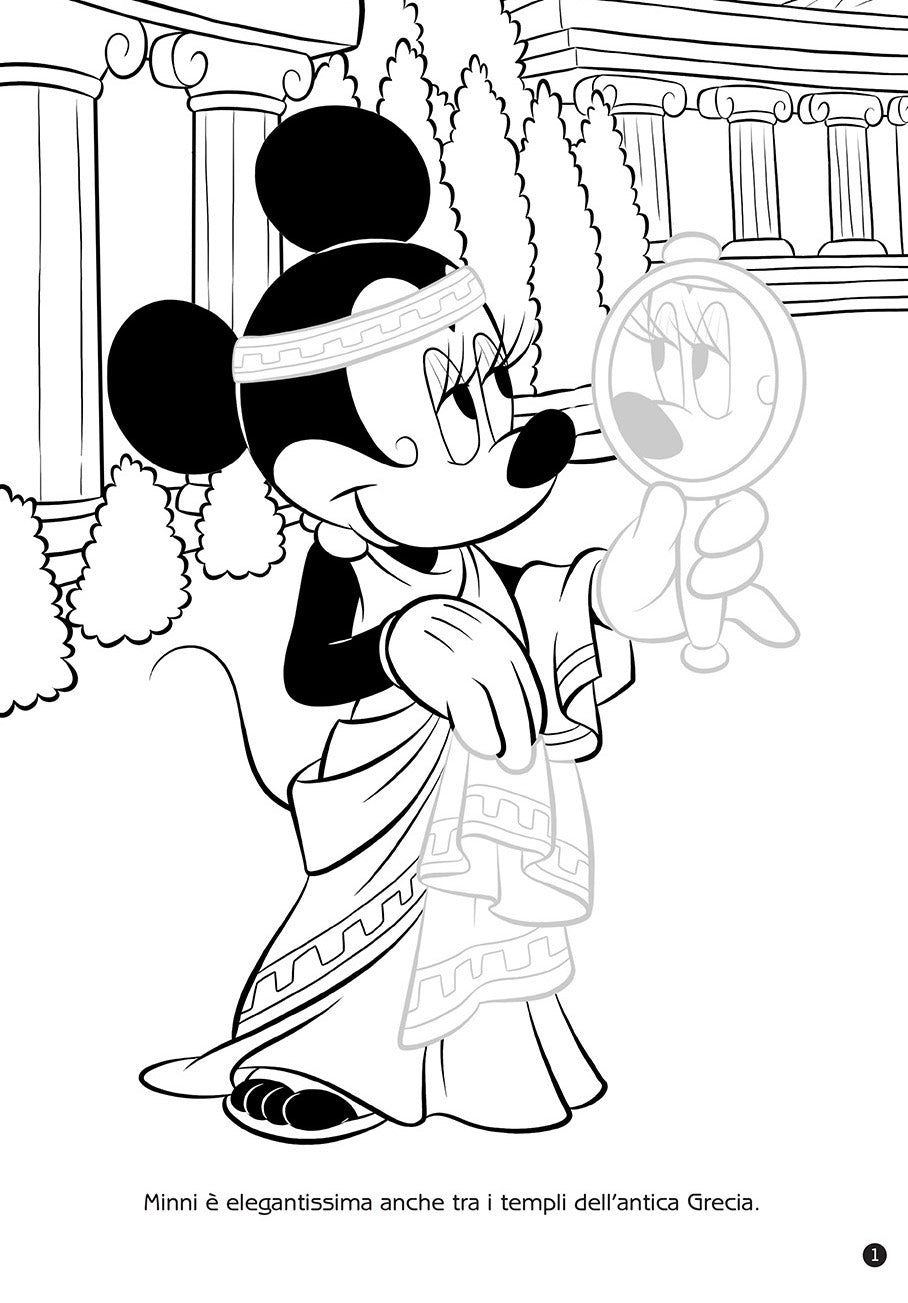 Topolino a spasso nel tempo Staccattacca&colora