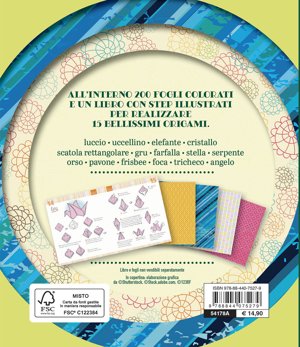 Origami box. L ’antica arte giapponese di piegare la carta in 15 modelli