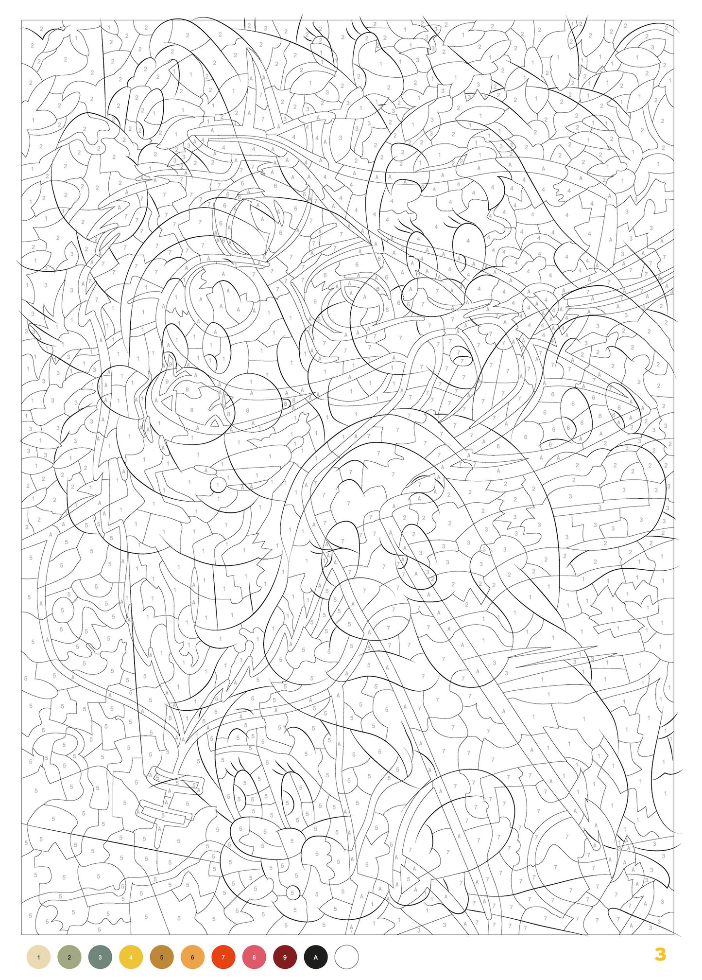 STITCH Ritratti Colori Misteriosi. Arteterapia Libro da colorare per adulti