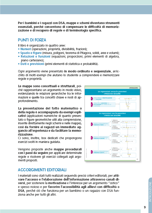 Il Diario delle regole di Matematica. Mappe, Schemi e tabelle