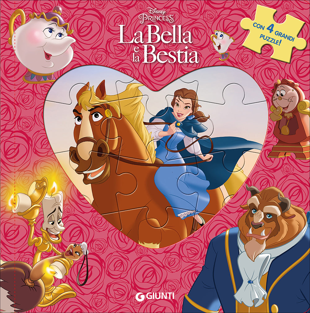 Libri Puzzle - Principesse. La Bella e la Bestia. Con 4 grandi puzzle!
