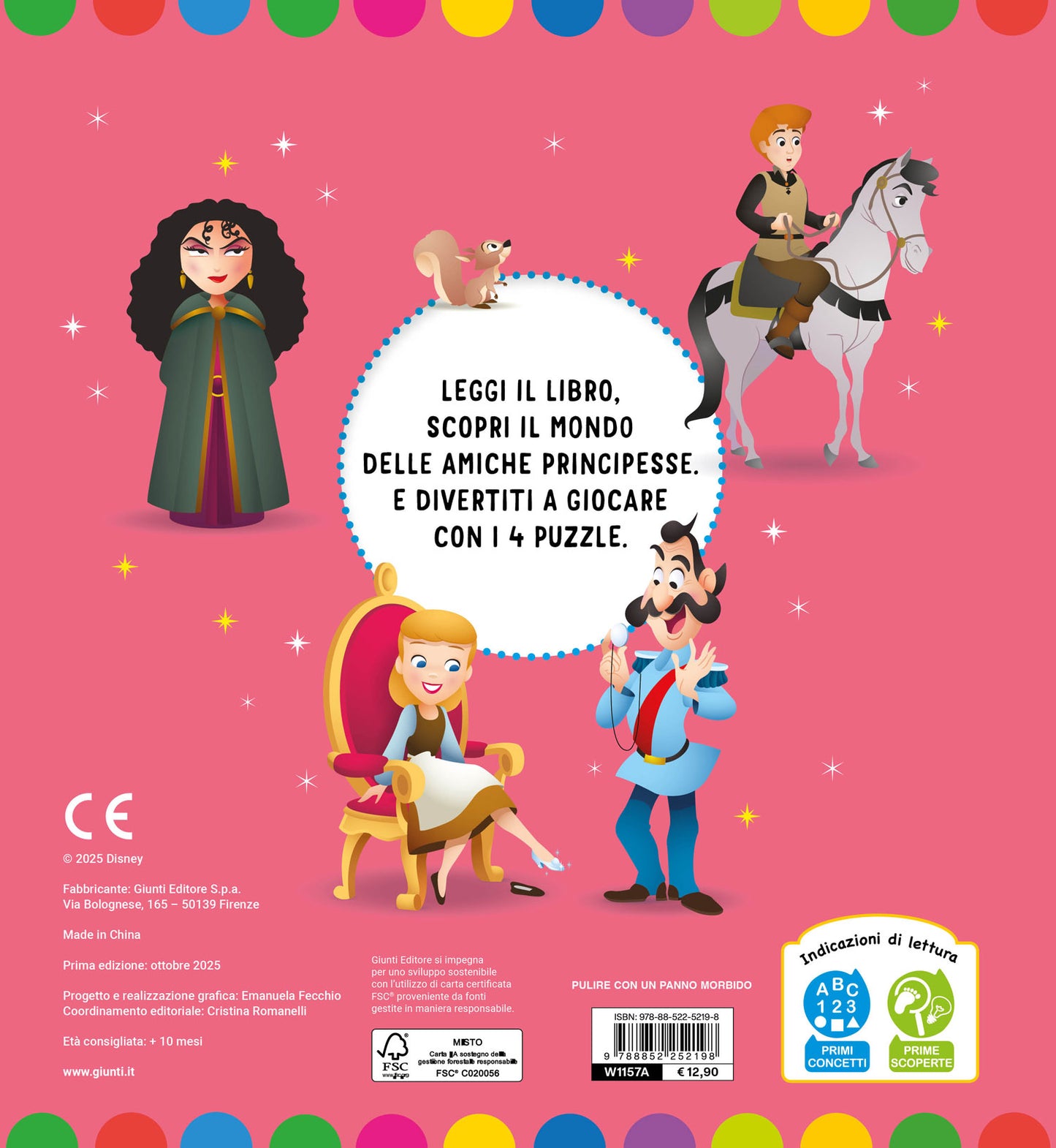 Libro Maxi Puzzle Disney Principesse Migliori amiche. Gioca e impara a conoscerle