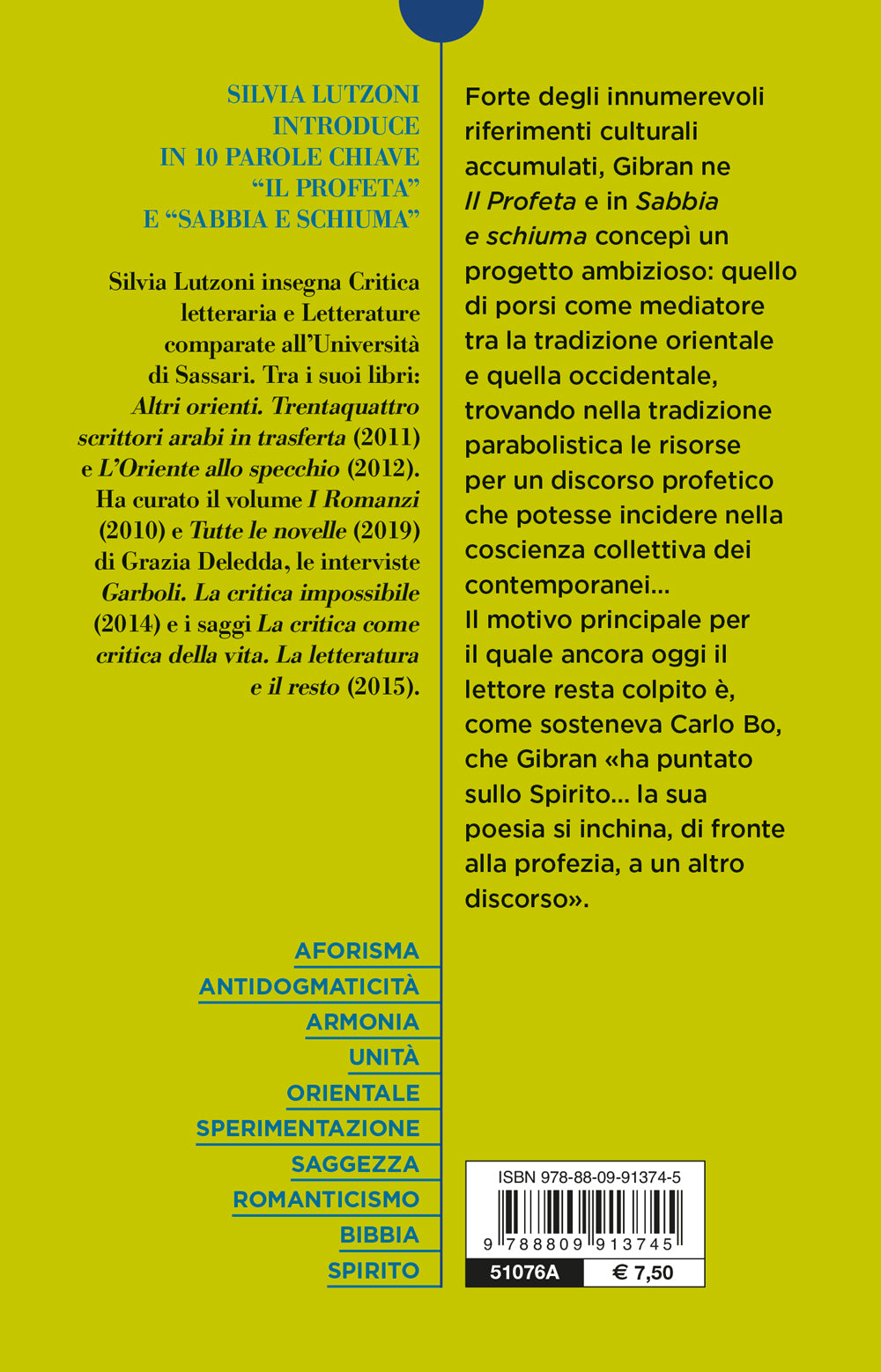 Il profeta -  Sabbia e schiuma