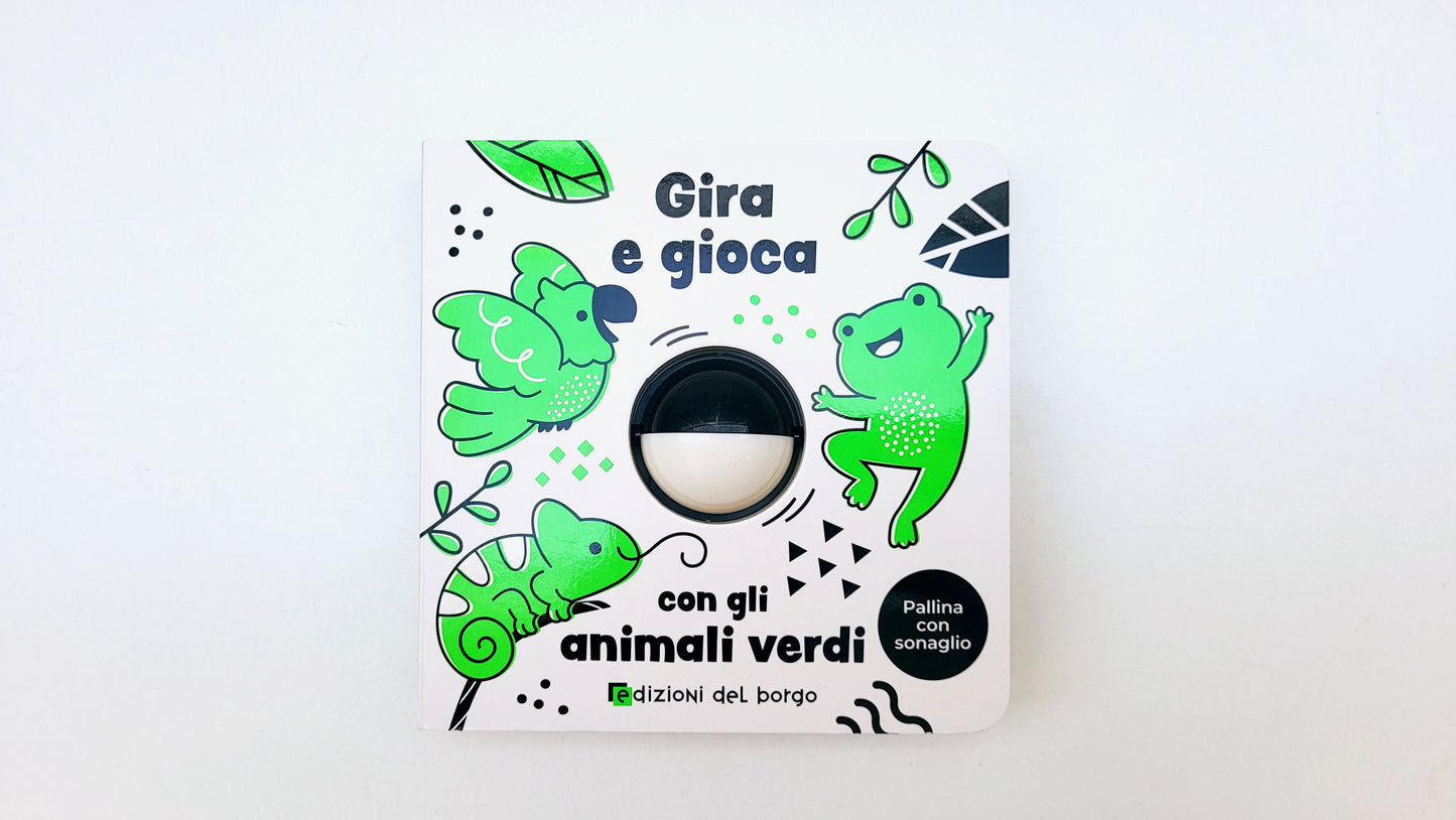 Gira e gioca con gli animali verdi