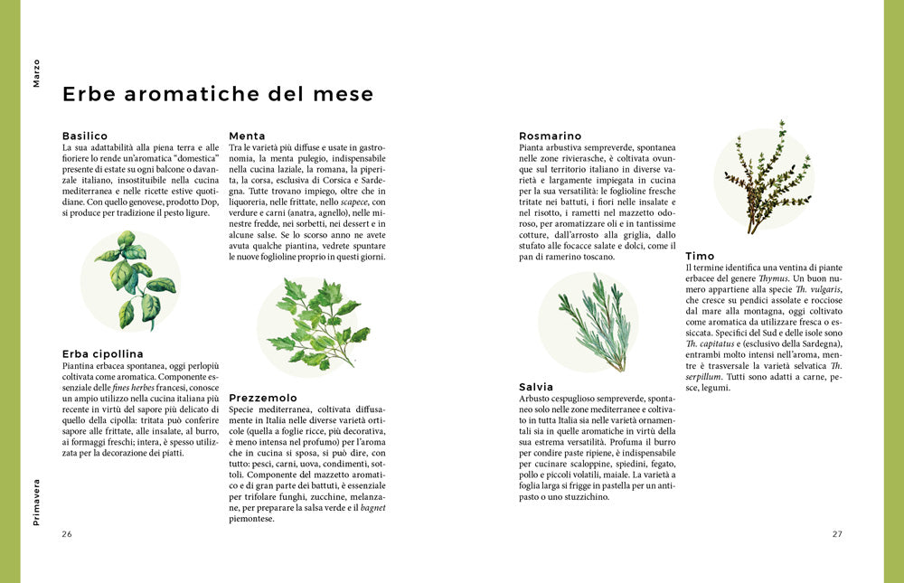 Primavera. Vita e cucina di stagione