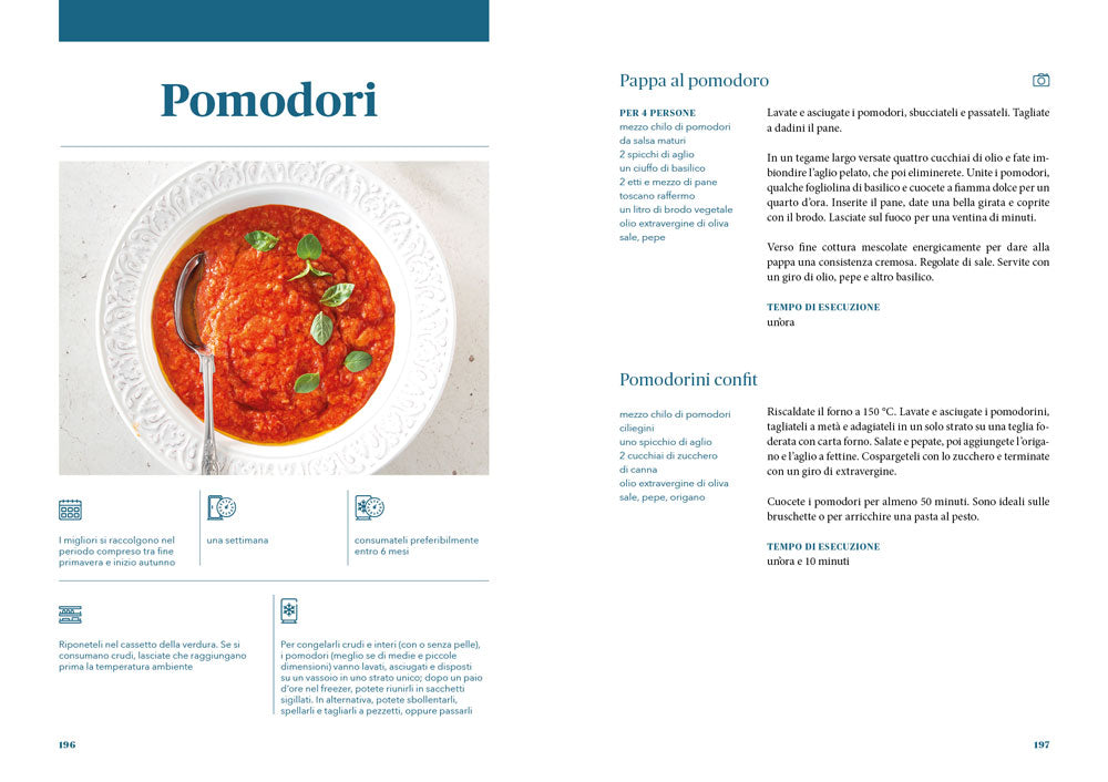 Cucina svuotafrigo. Conservare al meglio. Cucinare di stagione. Evitare gli sprechi