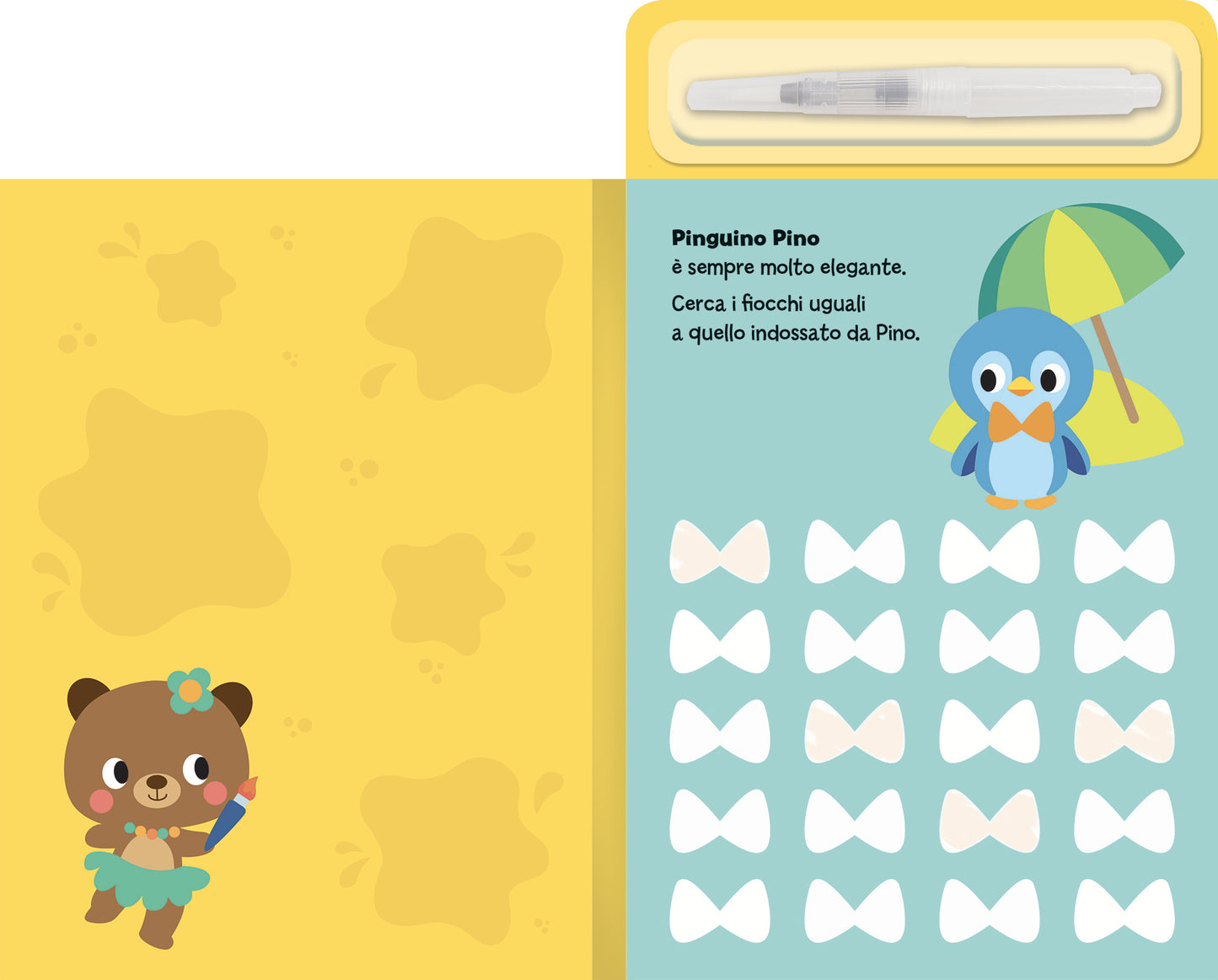 Animali selvaggi. Colora con l'acqua