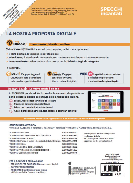 Specchi incantati Quaderno di scrittura