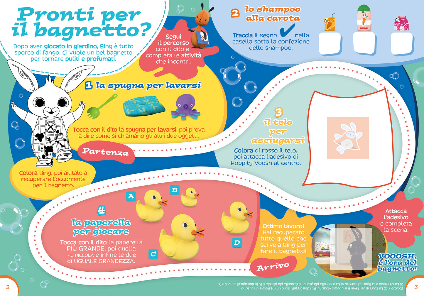 Bing. Activity con gadget. Facciamo il bagnetto! + Set bagnetto