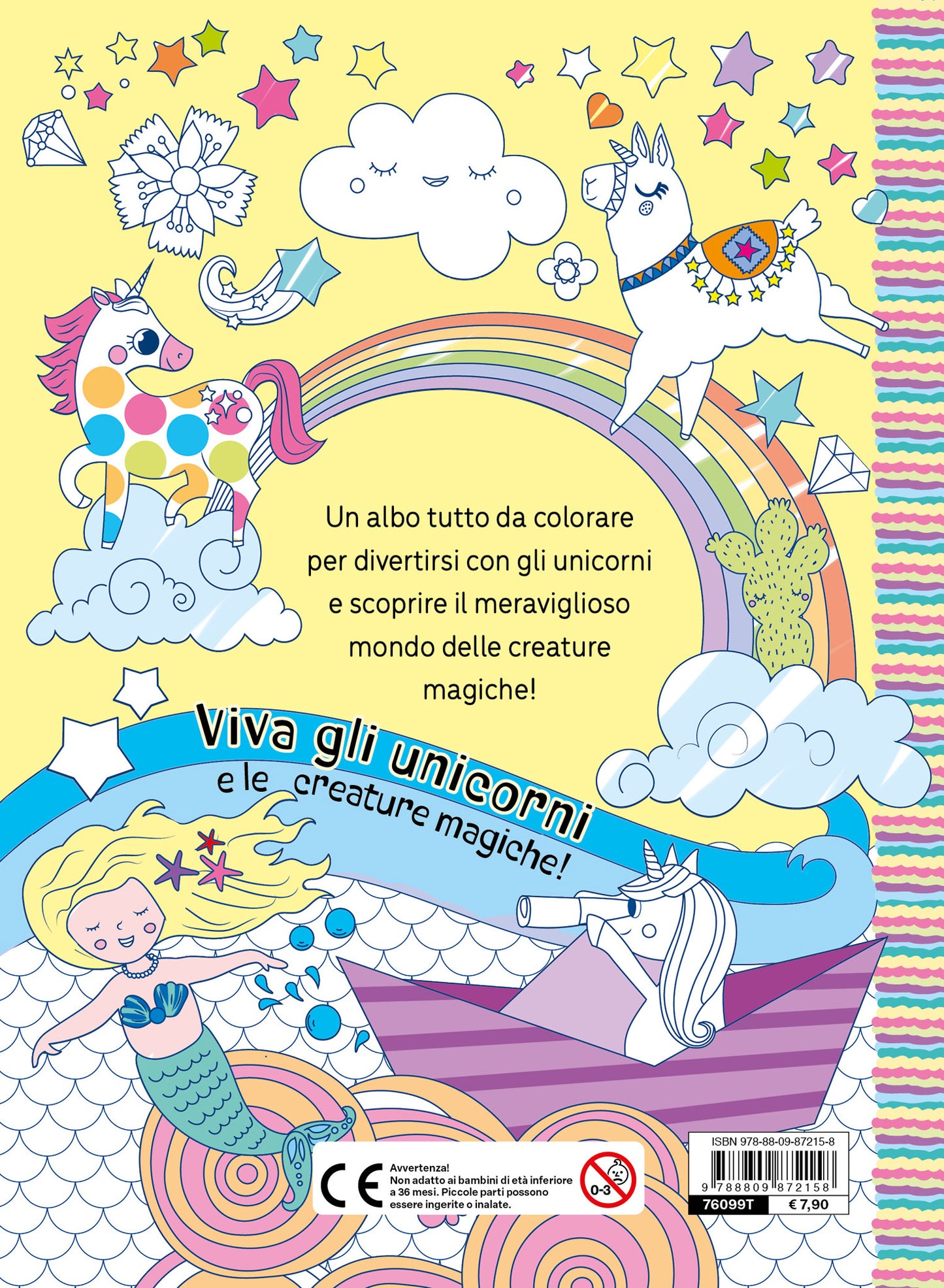 Unicorni e creature magiche - Coloring Book