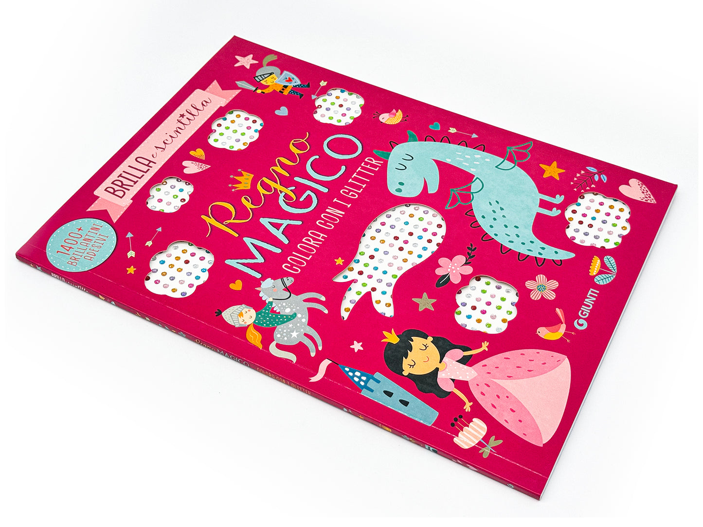 Regno magico. Colora con i glitter